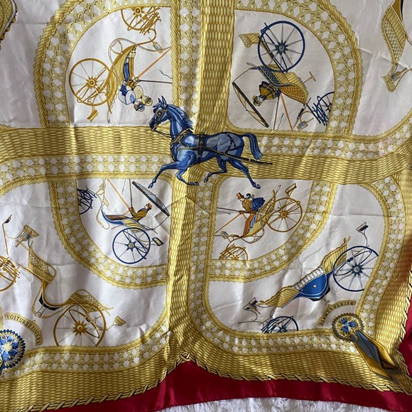 Hermes Accessories - Hermes Paris Scarf. 34” X 34” EUC
